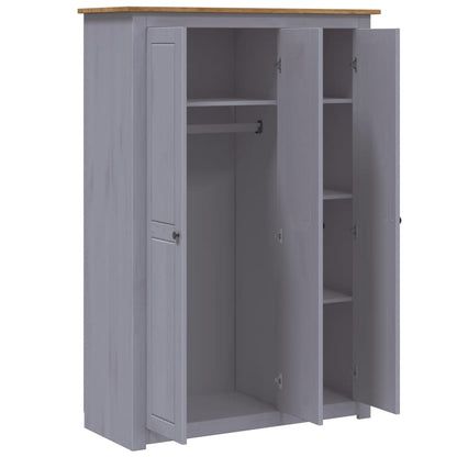 Гардероб с 3 врати, , 118x50x171,5 см, бор, Panama Range